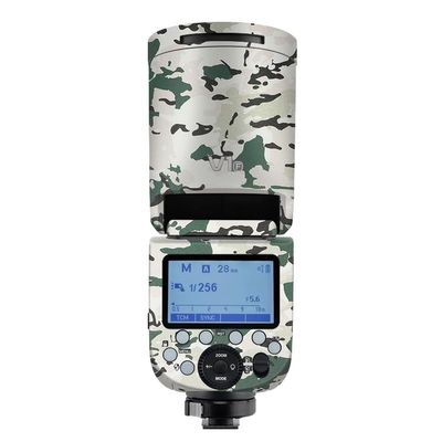 Anti-Scratch Camera Flash Sticker for Godox V1 Flash Coat Wrap Protective Film Body Protector Coat Skin Cover V1(Jungle Camouflage)