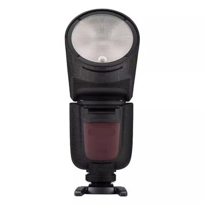Anti-Scratch Camera Flash Skin Flash Sticker for Godox V1 Pro Flash Strobe Protective Vinyl Wrap Film Body Protector Coat Decal V1 Pro(Circuit Black)