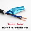 20/22/24awg Twisted-Pair Shielded Cable 2-24core PVC Pure Copper core Communication Signal Soft Control Cable(6 cores,20 AWG 0.5mm) view 3