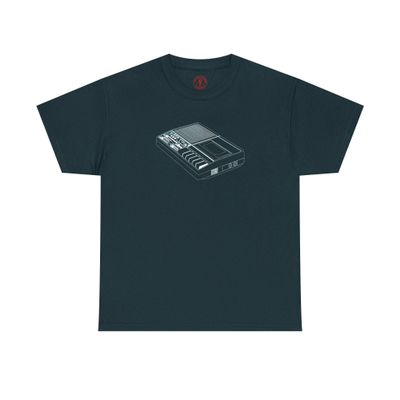 HiFi Tee Vintage Tabletop Cassette Tape Deck Midnight