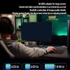 Serounder 10 in 1 Docking Station, Dual Cooling Fan 4K 60Hz Gigabit Ethernet 4 USB 3.0 PD100W M.2 NVMe Slot, with RGB Lighting, for Legion Go Claw Tablets view 2