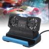 Serounder 10 in 1 Docking Station, Dual Cooling Fan 4K 60Hz Gigabit Ethernet 4 USB 3.0 PD100W M.2 NVMe Slot, with RGB Lighting, for Legion Go Claw Tablets view 3