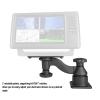 SUNGOOYUE 6 Inch Swing Arm Mount, Marine Grade Aluminum Base Marine Electronics Mount for Fish Finders view 2