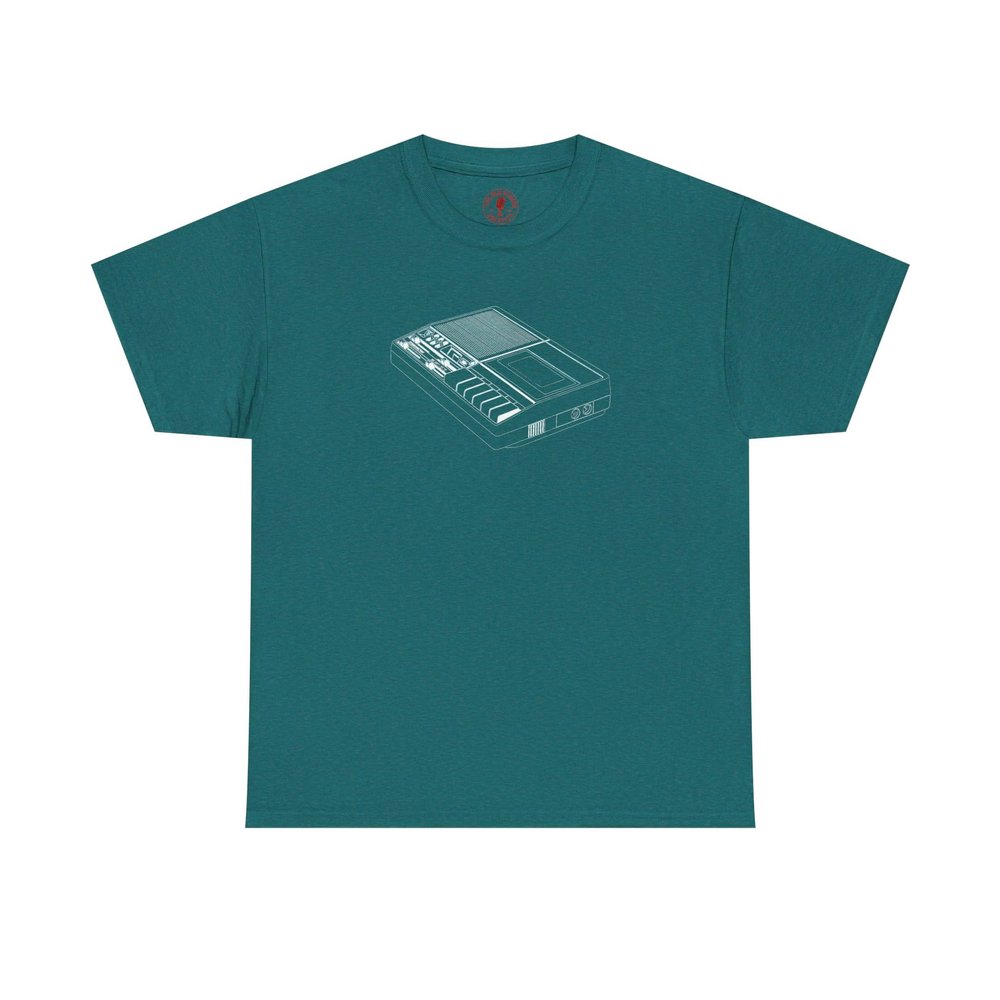 HiFi Tee Vintage Tabletop Cassette Tape Deck