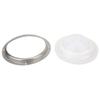 100mm LED Lens Optical Glass Plano Convex 60 Beam Angle High Transmittance 98% for LED Spotlight Car Light Projector Light DIY Rubber Circle Fixed Bracket Included view 3
