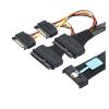 0.8M PCIE G 5.0 Slimline S*A*S MCIO 8i 8X 74P to 2XSFF 8639+15P Server Data Connection Adapter Cables view 2