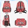 Adornori Fire Truck Backpack for Women Men Car Shoulder Computer Laptop Adults Backpack Sports Hiking Gym Workout Travel Casual Daypack view 3