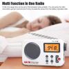 DC 5V AM/FM Radio SY-8801 LED Display Clear Loud Speaker Alarm Clock Support 20-Station Preset for Indoor & Outdoor view 3