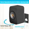 Aiweiwa Heavy-Duty Speaker Wall Mount for KEF LSX II Speakers Mount Wall Bracket - Space Saving Wall Speaker Mount for KEF LSX II Wireless HiFi Speakers Bracket with Cable Clips, Black view 3