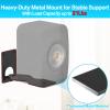 Aiweiwa Heavy-Duty Speaker Wall Mount for KEF LSX II Speakers Mount Wall Bracket - Space Saving Wall Speaker Mount for KEF LSX II Wireless HiFi Speakers Bracket with Cable Clips, Black view 4
