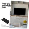 Abaodam Outdoor Tv Cover Durable Oxford Cloth for Patio and Garden and Weatherproof with Bottom Seal for Complete view 3