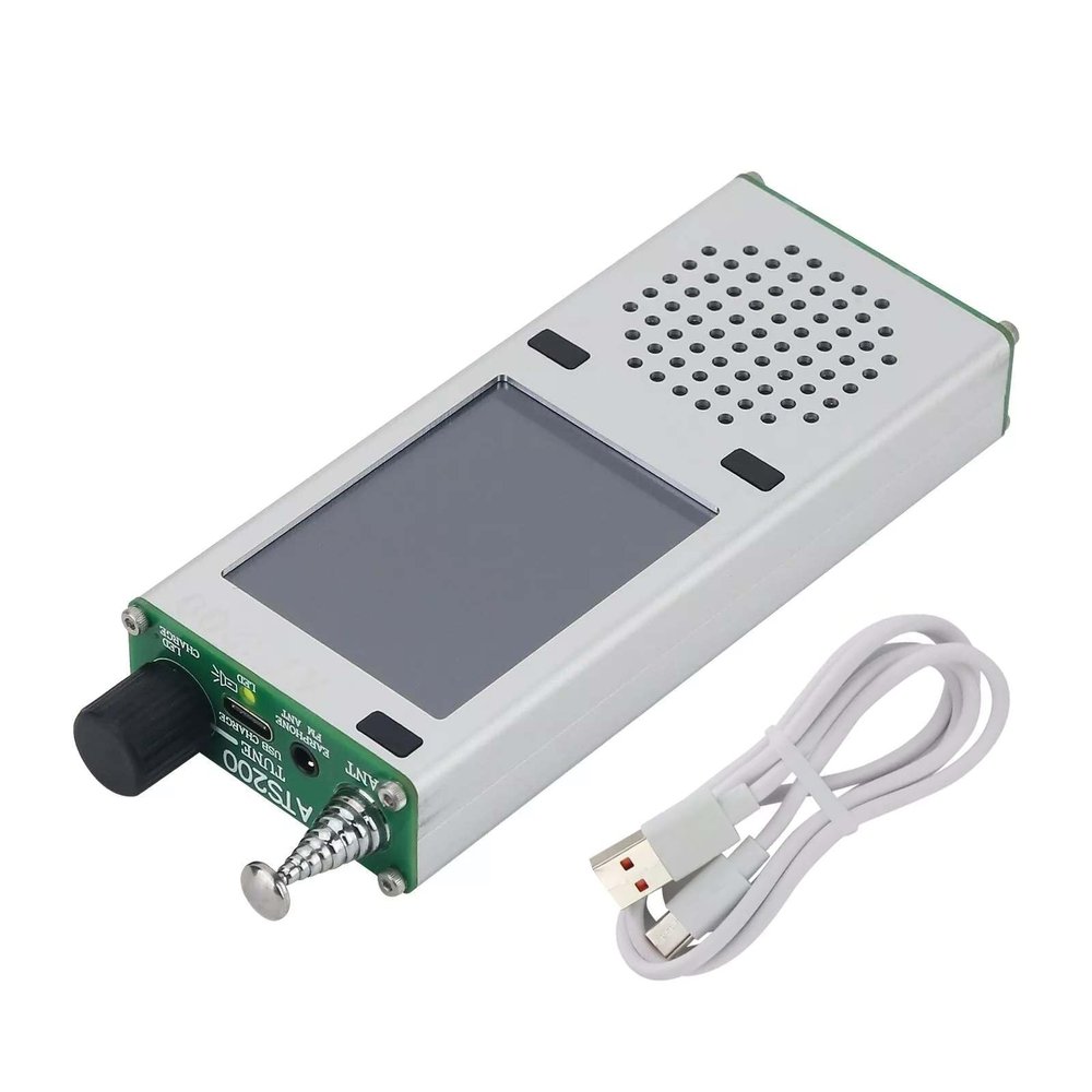 ATS200 Full Band Radio 2.4" TFT Color Touch Screen Built-in 40MM Speaker & LNA Preamplifier Support AM FM LSB Modes