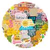 100 Pcs Motivational Sticker, Inspirational Words Stickers for Students Teacher Adults Teens Affirmation Waterproof Reward Stickers for Water Bottles Scrapbook Decals Laptop Journal (Style C -100 PCS) view 1