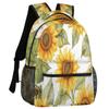 Adornori Yellow Flowers Backpack for Women Men Sunflower Shoulder Computer Laptop Adults Backpack Sports Hiking Gym Workout Travel Casual Daypack view 1