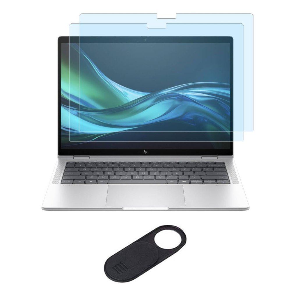 2-Pack Screen Protector for HP HP EliteBook X Flip G1i 14-Inch & EliteBook x360 1040 G11 14 Inch 2-in-1 Touchscreen Laptop 2024, Anti-Blue Light Anti-Glare Anti-UV Filter, Reduces Eye Strain