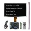 10.1-inch 1024x600 DIY Portable Monitor LCD Screen with HDMI/VGA/AV Driver Board for PC Extended Display, Secondary Screen, Orange Pi, Gaming Consoles, Car Mods & Industrial Equipment view 2
