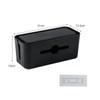SHINEOFI Wire Cable Management Box Capacity Organizer for Power Cords and Data Cables Detachable Design for Home Office Electric Socket to Clean and Use view 2