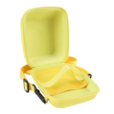 ASHATA Protective Case for GO + for Onestep 2, Portable Carrying Case for Instant Film Camera EVA Hard Shell Travel Bag with Adjustable Shoulder Strap (Yellow)