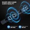 MZEIBO Sound Bar, TV Soundbar 80W with Bluetooth 5.3 Stereo Immersive Sound Detachable 2-in-1 Design for Home Theater Smart TV PC & Music Experience view 3