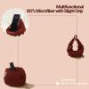 Tusrai 2pcs Cover of Bean Bag Phone Holder (No Filler) Ultra Soft Micro Suede Anti Slip Cell Phone Pillow Holder Burgundy Red view 2