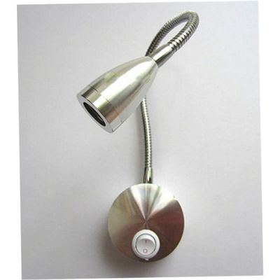 UKCOCO LED Wall Lamp 3w 85- Flexible Arm for Bedside Reading