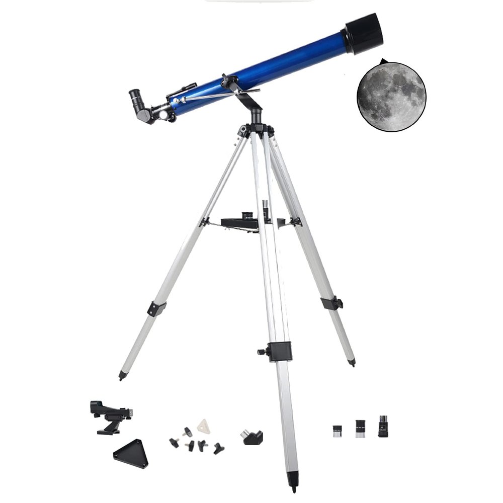 Astronomical Telescope, Astronomy with Two Eyepieces, Beginners Telescopes with Red Dot Finderscope and 800mm Focal Length, Telescopes for Adults