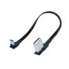 Flat Double Bend USB Data Cable for Online, Offline, Left, Right USB, Soft Data Cable(2M,AMLE-V8ST) view 4
