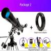 EHVYBDX Telescope Astronomical Telescope for Beginners Observation80mm Caliber 900mm Focal Length Refracting Telescope for s Beginners,Travel Telescope with Carry Ba view 4