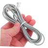 Tofficu 10Pcs PC Telephone Line Extension Cord Pure Copper Conductors No Tangle Phone Cord for Office Hotel Fax Machines Reliable Connection view 4