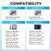 Baisla iPad 10th Generation Case with Keyboard 10.9"& iPad 11th(A16) & iPad Air 11 (M4/M3/M2), Multi Trackpad, 360 Swivel &Rainbow Backlit for iPad Air 5th/4th,iPad Pro 11 4th/3rd/2nd/1st-Light Purple view 3