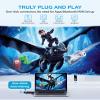 Wireless HDMI Transmitter and Receiver, 4K HDMI Wireless Extender, 2.4/5.8G, Plug and Play 328FT/100M Transmission, Extender Adapter Converter for Streaming Video from Laptop to TVs view 2