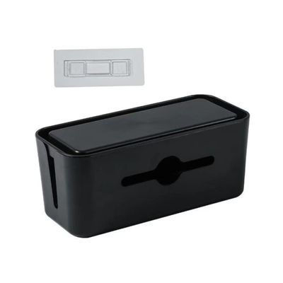 VILLCASE Wire Cable Management Box Durable Power Line Organizer for Desktop Capacity Cord Storage with Unique Design for Tidy Charging
