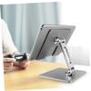 SHOWERORO 1Pc Laptop Cooling Stand Ergonomic Desktop Rack for Various Laptop Stylish Design for Heat Dissipation Portable and Stable Use Silver view 3