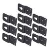 KOMBIUDA 10PCS Surround Sound Speaker Hanging Brackets Heavy Duty Audio Speaker Hooks for Wall Mounting Hanger Plates for Home Theater System view 1
