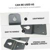 KOMBIUDA 10PCS Surround Sound Speaker Hanging Brackets Heavy Duty Audio Speaker Hooks for Wall Mounting Hanger Plates for Home Theater System view 2
