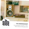 KOMBIUDA 10PCS Surround Sound Speaker Hanging Brackets Heavy Duty Audio Speaker Hooks for Wall Mounting Hanger Plates for Home Theater System view 4