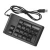 Mtlavishness 19 Keys USB Wired Numeric Keypad Wired Number Pad RGB Backlight Portable Number Pad for Notebook Laptop Computer Black view 4