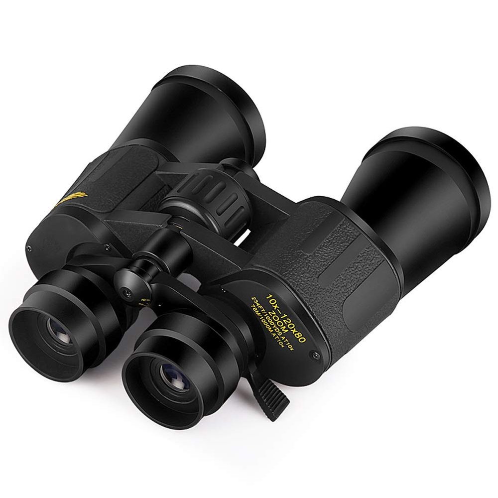 10-120X80 Professional Zoom Optical Hunting Binoculars Wide Angle Camping Telescope with Tripod Interface