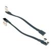 Seodon Flat Soft Bend M1ni USB Data Cable, Offline, Left and Right T-Ports, USB Car MP3 Data Cable(0.1M,AMLE-V3DO) view 3