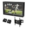 50-55 inch Outdoor TV Hard Cover with Lock, Weatherproof Protection for Television, Clear Outdoor TV Enclosure - Mounts Right on The Wall, Adjustable TV Wall Mount Bracket Included50-55 inch), Black view 1