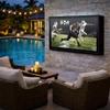 50-55 inch Outdoor TV Hard Cover with Lock, Weatherproof Protection for Television, Clear Outdoor TV Enclosure - Mounts Right on The Wall, Adjustable TV Wall Mount Bracket Included50-55 inch), Black view 2