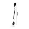 Tofficu 4Pcs Retractable Remote Control Tether Cable with Adhesive Hook Lost Security Leash for Phones Tablets and Gaming Controllers Durable and Convenient for Home view 2