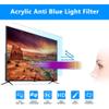 75 Anti-Glare TV Film Anti-Blue Light Screen Protector for 16:9 Aspect Ratio Computer Monitor - Anti UV Radiation Protection Relieve Eye Strain view 2