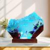 VISIOLEX Handmade 3D Resin lamp - Ocean Resin Night lamp, Ocean-Themed Perspective Painting, Adjustable lamp, Men's Office Decoration, Bedroom Decoration (Model A, 8 * 5in) view 1