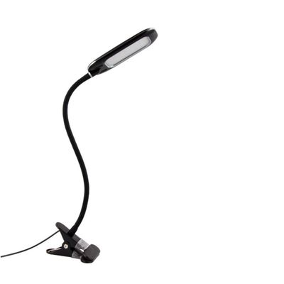 TEHAUX USB Clip Reading Lamp Flexible LED Light with Brightness Levels Eye Portable Book Light for Reading Bed Travel for Book Lovers Black