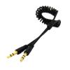 3.5mm Audio Cable 3.5 Female Plug to Plug Aux Cable Spring Headphone Code for Car Mobile(M-F) view 2
