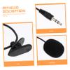 LRXIYODE Professional Clip-on Microphone 5-Pack Black Lavalier Mics for Teaching Presentations Tours and Interviews Multi-Functional Phone Accessory Sound view 3