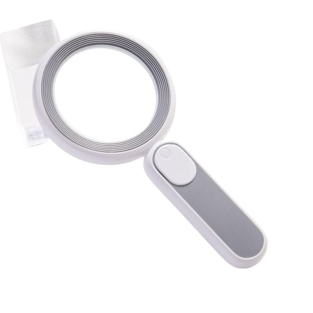 MVUYO LED Lights High Magnification Reading Maintenance Touch Switch Charging 8X Magnifying Glass