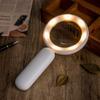 MVUYO LED Lights High Magnification Reading Maintenance Touch Switch Charging 8X Magnifying Glass view 2