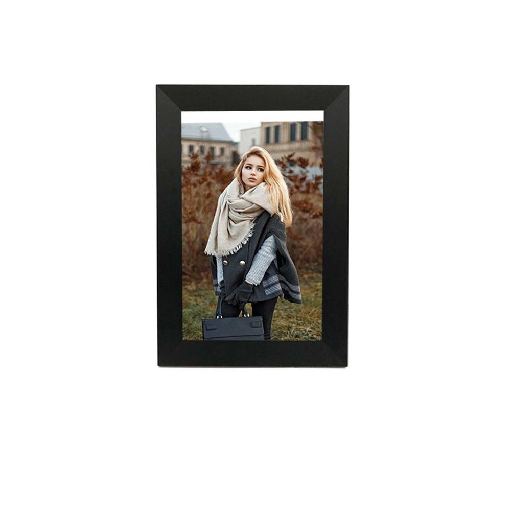10.1-Inch Digital Photo Frame, Touch Screen HD Display, 1280x800 Resolution, 16GB Storage, Share Photos via App/Email/Cloud, Auto-Rotate, Detachable Stand